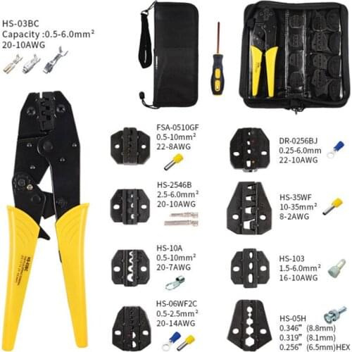 Crimping pliers jaw for 230mm pliers plug spring and crimping cap terminals HS-02H HS-05H HS-03BC HS-10WF high hardness jaw tool