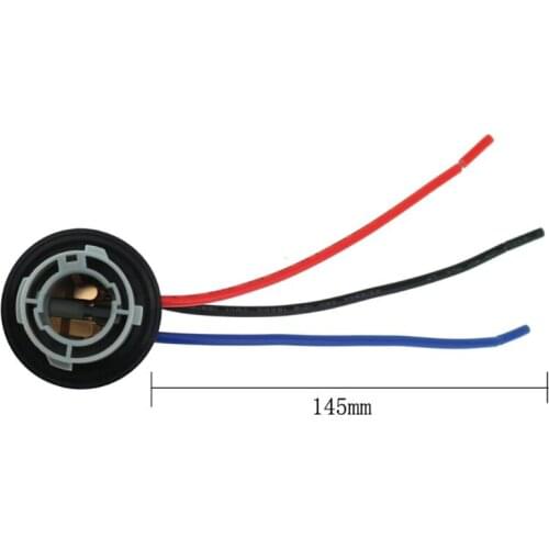 1157Bulb Socket BAY15D Lamp Holder P21/5W Adapter Base Connector For Brake light Q39F