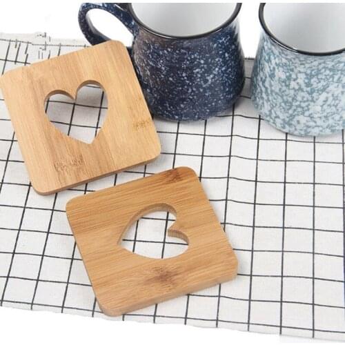 Hollow wooden coasters Kitchen and thicken the hot heat eat mat antiskid pot pad bowl plate F20173701