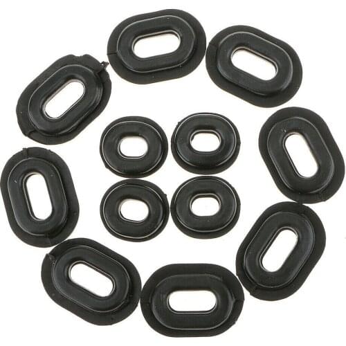 Rubber High Quality Grommets 12X Motorcycle Grommets Bolt Rubber Kits For Honda For Kawasaki Fairing L
