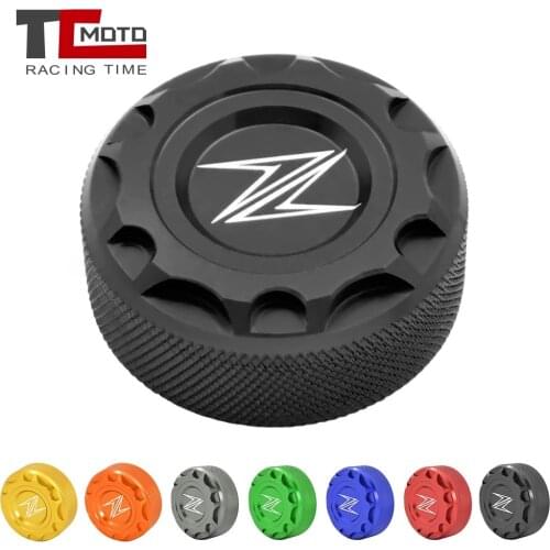 TCMOTO Motorcycle Rear Brake Fluid Reservoir Cap Oil Cup For Kawasaki Z800 Z900 Z1000 Z650 Z750 Z250 NINJA 250 300 650 ZX 6R