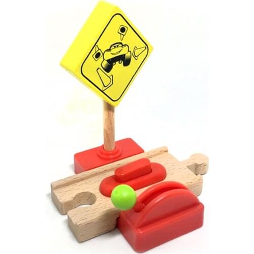 Track Scarcity Accessories Short Section of The Barrier Wood P105 The New Train > 3 Years Old Educational, Slot Certificate