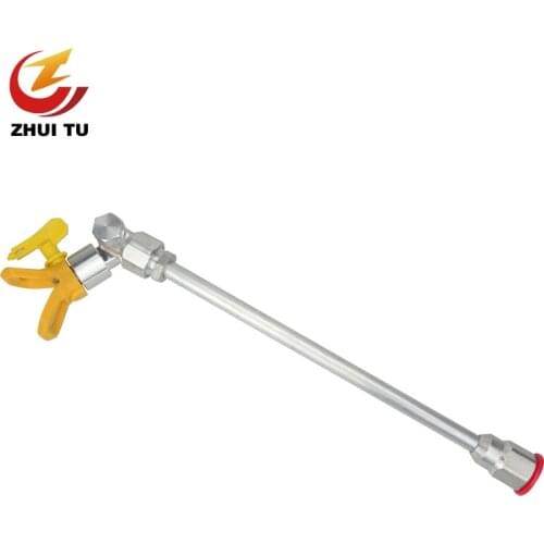 30cm Sprayer Extension Rod Airless Paint Spray Gun Tip Extension Pole Rod Alloy Tool Universal Head For Spraying Machine