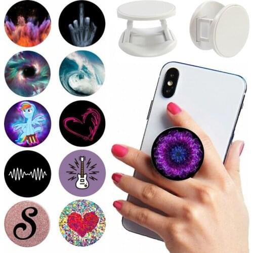 Universal попсокет Phone Holder Round Hand Finger Ring Stand Popped Pocket Socket Flexible Bracket For Smartphone and Tablets