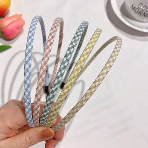 Hot Sales Plastic Fashion Thin Headband Resin Hairbands Frosted Hair Accessories For Woman Girls Anti-Slip Hair Hoop Headwear