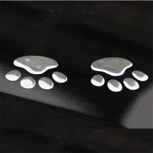 1 Pair Car Sticker 3D Animal Dog Cat Bear Foot Paw Prints Footprint car-styling for bmw e39 e46 ford focus 2 toyota passat b5