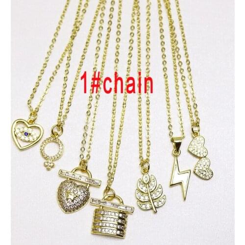 10 Pcs Zircon pendant jewelry necklace Mix pendant Fashion jewelry necklace pendant necklace jewelry Trendy necklace Gift 58006