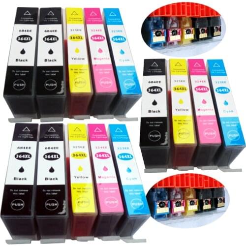 14 Compatible Ink Cartridges for HP 364XL Photosmart 5510 5515 5520 5524 6510 7510 7520