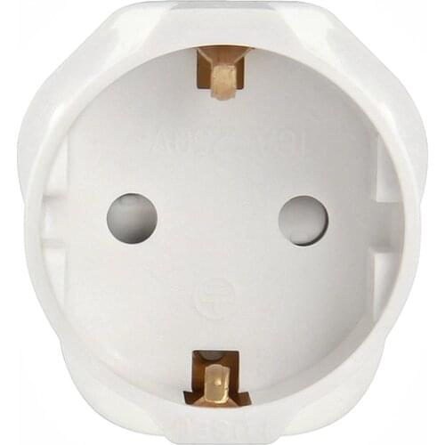 2020 full copper European standard travel convertion plug 10A 250V UK to EU plug adapter power converter for British Hong Kong