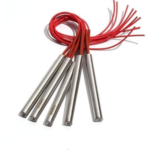 5PCS 16mm 120~135mm 201SUS Cartridge Heater 500W/510W/520W/540W Single-End Heating Tube 110V/220V/380V Resistance Element