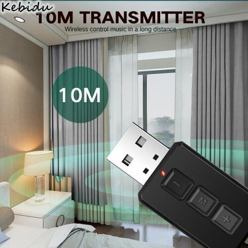 New USB Adapter 3.5mm Audio Receiver/transmitter 2 In 1 Bluetooth 5.0 Receiver wireless For TV PC Car AUX Speaker Plug And Play