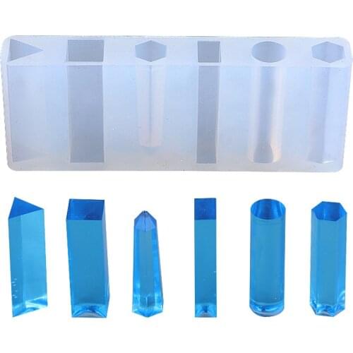 NOT AS LONG Epoxy Material Kit Pendant DIY Crystal Epoxy Mold Hexagon Round Triangle Square Crystal Epoxy Mold Creative Jewelry