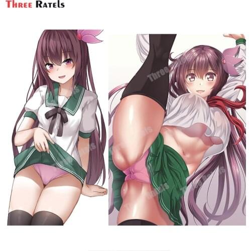 Three Ratels B197 Kisaragi Kantai Collection Stickers For Mercedes Funny Luggage Skateboard Laptop Decor Decals Vinyl Material