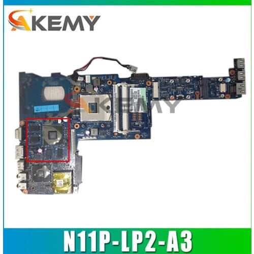 Laptop motherboard for toshiba satellite M600 M640 M645 K000109650 NBQAA LA-6072P HM55 N11P-LP2-A3 DDR3 Mother Board