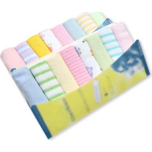 Soft Cotton Baby Infant Newborn Bath Towel Washcloth Feeding Wipe Cloth 8pcs