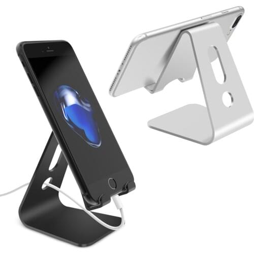 RoostandUniversal Mobile Phone Holder Stand Aluminium Alloy Desk Holder For Phone Charging Stand Cradle Mount For iPhone Support