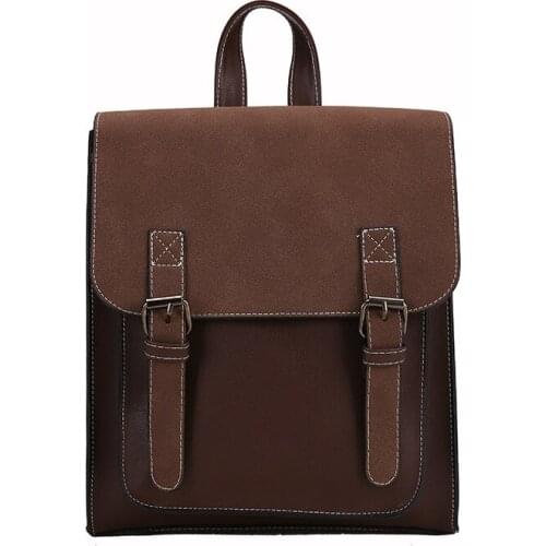 Khamezoa 2021 new handbag fashion popular contracted wind restoring ancient ways womens backpack brown black backpacks