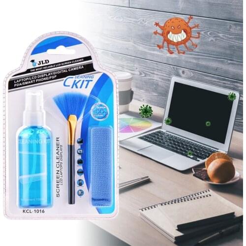 3 Pcs/Set Screen Cleaner Solution for Laptop/Phone/ iPad/Eyeglass Dust Cleaner