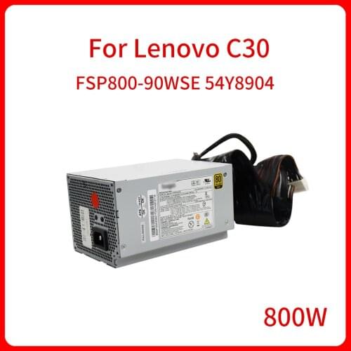 Original 800W Power Supply Adapter FSP800-90WSE 54Y8904 SP50A33621 For Lenovo C30 Server Workstation power supply