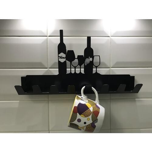 Pnr Decor Quadruble Decoratıve Shampagna Kitchen Metal Robe Hook