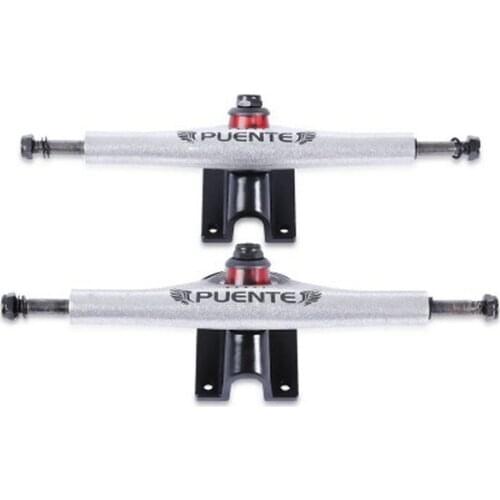 Professional 2Pcs 7Inch Aluminum Trucks Skateboard Truck Accessory Bridge Bracket Trucks Skateboard Longboard Truck Men Sports