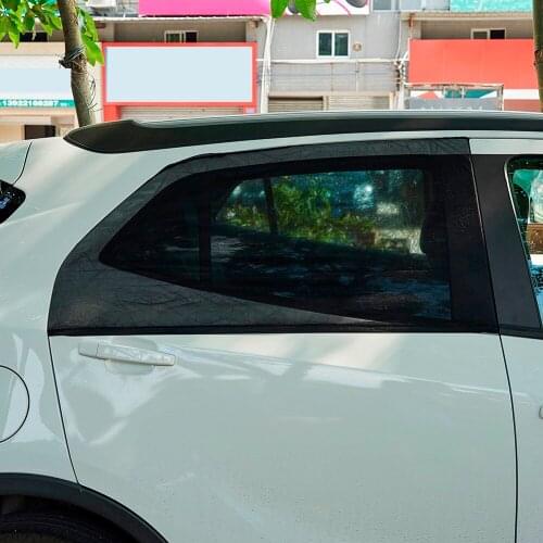 Car Window Sun Shade Mesh Black Color UV Protection Auto Window Rear Door\Side Sun Shades Cover