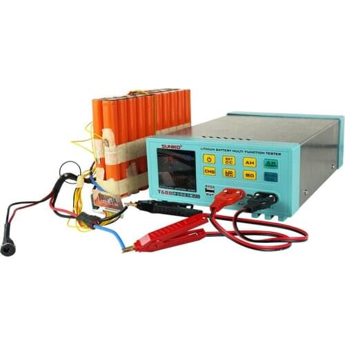 SUNKKO 18650 lithium battery battery capacity aging discharge tester T668 internal resistance measurement detection