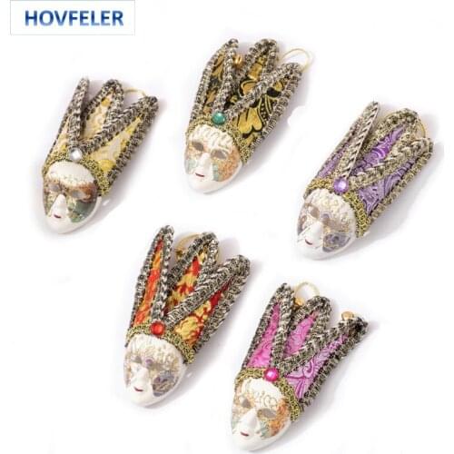 HOVFELER Venetian Fridge Magnets Travel Mask Refrigerator Magnetic Sticker Home Decoration Accessories Souvenir Gift
