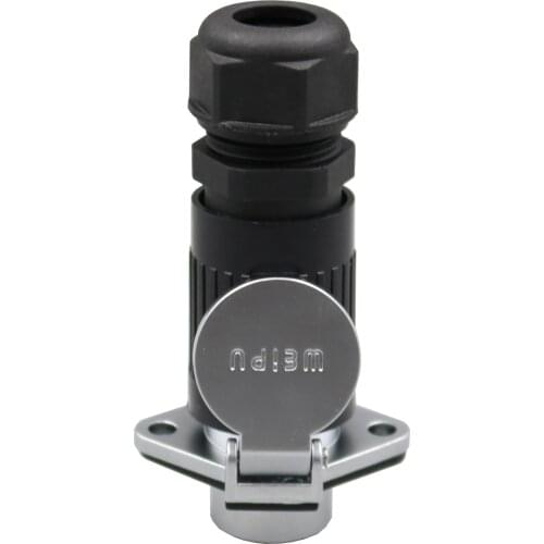 1Set WP20 2 3 4 5 7 9 12 Pin Waterproof Plug Socket Electrical Equipment Car Power Panel Mount Aviation Plug Cable Connector