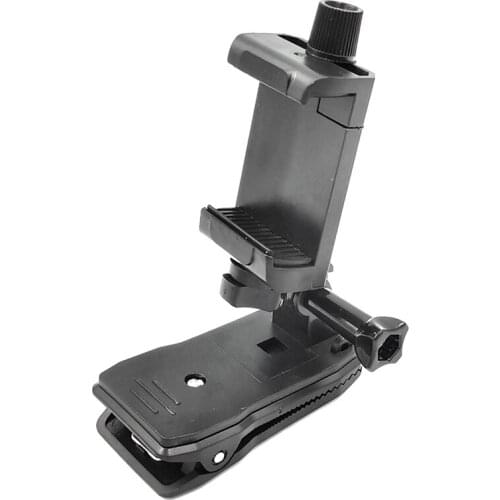 360 Degree Rotating Sports Camera Backpack Hat Clip Holder, Suitable for GOPRO Sports Cameras