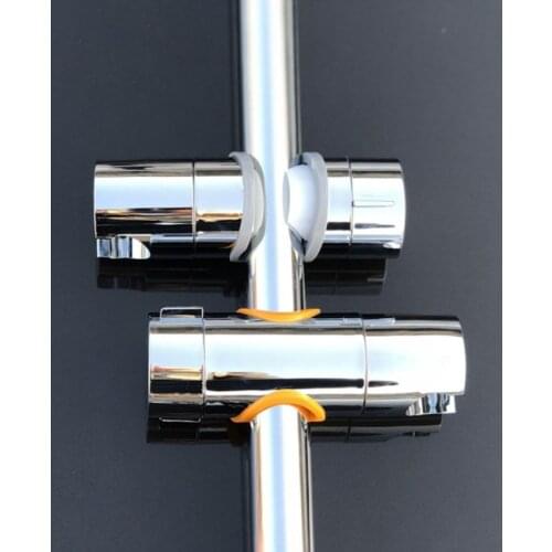 High Quality Shower Bracket Shower Rail Holder 20~25mm ABS Chrome Shower Head Holder Adjustable Bathroom Accessories Universal