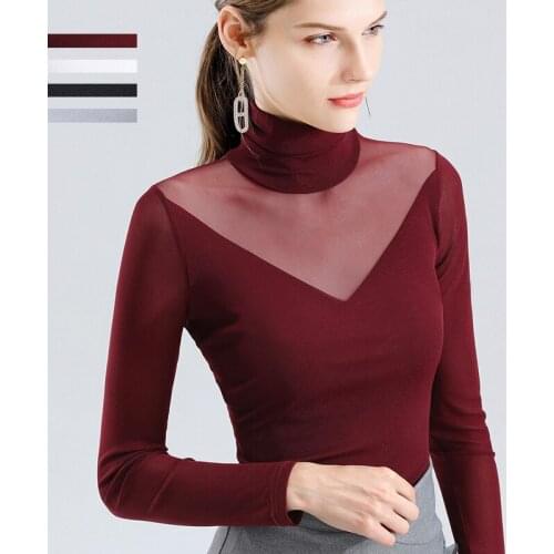 New Latin Dance Tops Autumn Clothing Long Sleeve Shirts Gauze V-Neck Latin Practice Wear Dress Dance Wear Balroom Tops BI062