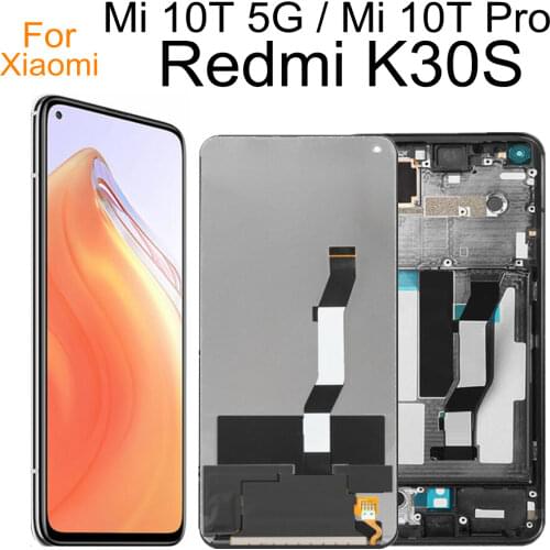6.67" For Xiaomi Mi 10T Pro LCD M2007J3 LCD Display Touch Screen Digitizer Assembly For Xiaomi Mi 10T 5G Redmi K30S LCD Display