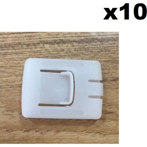 10PCS FOR FORVW GOLF MK1 MK2 MK3 FORGTI VR6 GENUINE SEAT RUNNER GUIDE CLIP 171881213B2 FREE PP