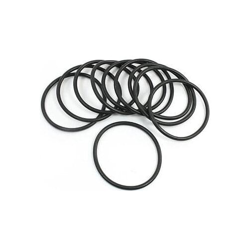 10Pcs 68mm x 60mm x 4mm Industrial Black Rubber O Ring Oil Seal Gaskets
