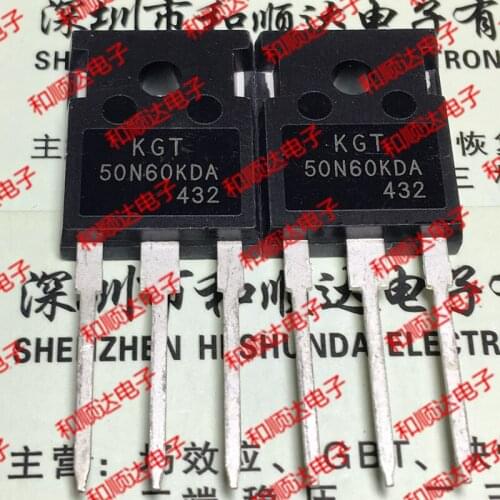 10pcs/lot KGT50N60KDA New stock TO-247 IGBT600V 50A