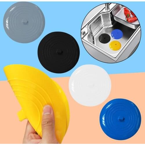 15cm Large Silicone Bathtub Stopper Leakage-proof Drain Cover Sink Hair Stopper Tub Flat Plug Stopper Bathroom