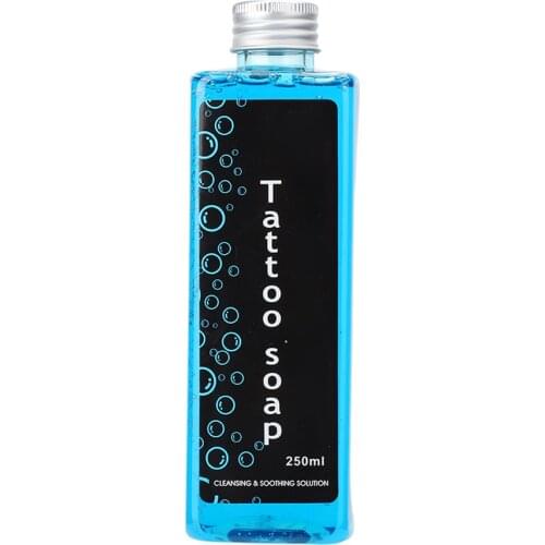 250ml Tattoo Aftercare Solution Cleaning Process Liquid Soap Nalgesic Effect Wound Tattoos Lighten Redness Tattoo Accessories