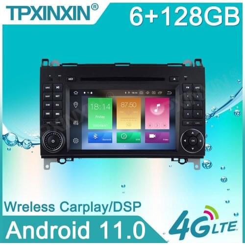 Android 11 Car Radio For Benz B200 B-class W245 B170 2004 2005 -2014 Multimedia Auto Video DVD Player Navigation Stereo GPS 2din