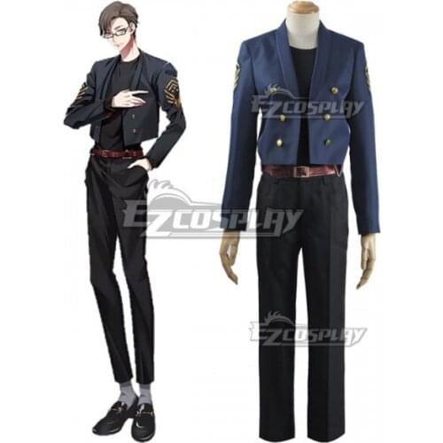 Hypnosis Mic Division Rap Battle 45 Rabbit Juto Iruma MAD TRIGGER Cool Gothic Uniform Unisex Halloween Cosplay Costume E001
