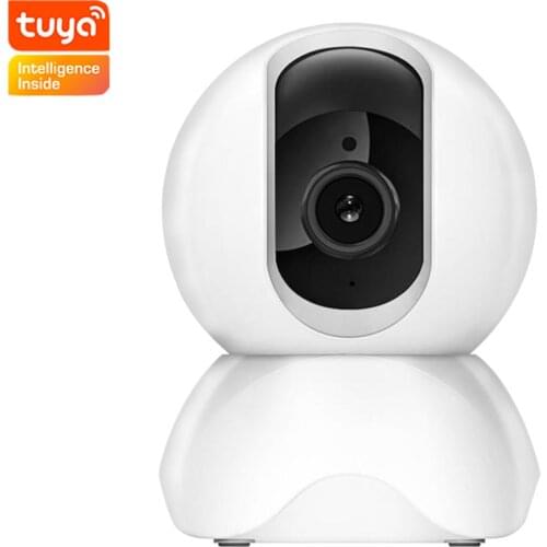 Tuya Camera Security Camera Smart Home 360 Rotating 1080P HD Remote Voice Intercom Night Vision Indoor Home Surveillance Camera