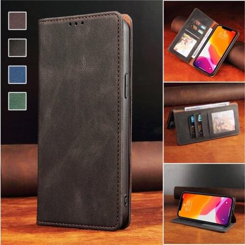 Leather Case For Xiaomi Poco M3 10T Lite For Redmi Note 10 9 Pro Max 10S 9S 8T 10X 4G Wallet Flip Cards Holder Stand Phone Cover