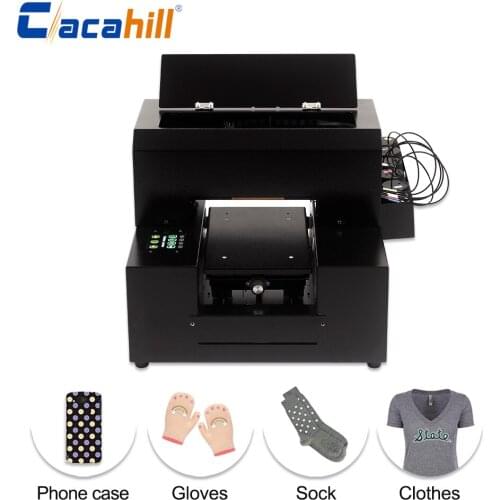Multifunction printer 6-color inkjet type for printing on gloves/mobile phone cases/T-shirts/socks/U disk/gift box