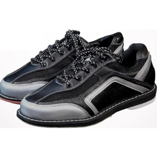 Professional Sneakers Breathable Bowling Shoes Male Genuine Leather Sports Shoes Bowling Shoe Supplies Men Athletic Shoes