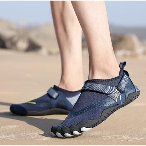 Casual Water Shoes Men and Women Beach Sandals Breathable Comfortable Swimming Shoes Five-finger Appearance Anti-slippery