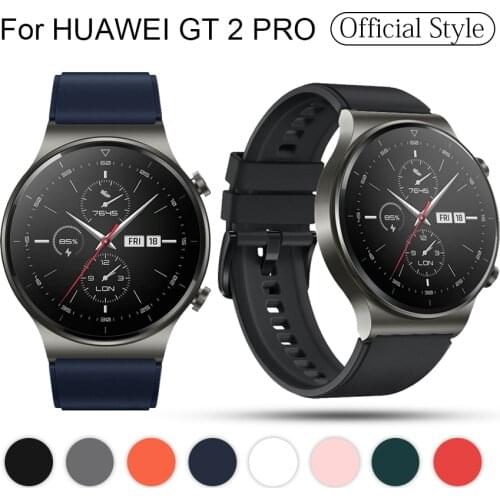 2021 NEW Official Style Strap For HUAWEI WATCH GT 2 Pro Silicone Band Replacement Bracelet For huawei gt 2 pro Watchband Correa