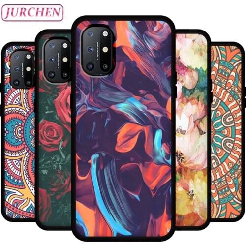 JURCHEN Silicone Phone Cases For OnePlus 8T Fashion Cute Cat Cartoon Pattern For One Plus 8T KB2000 TPU Matte Thin Back Cover