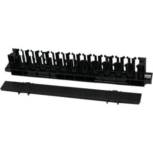 NEW-1U 12-Speed Server Cable Management Rack, 19Inch Network Rack Trunking Duct Panel, Network Cable Organizer