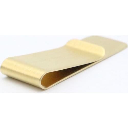 Stainless Steel Gold Color Slim Money Clip Purse Wallet Credit Card ID Dollar Cash Clamp Holder Wallet for Men free shipping