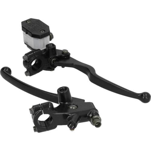 2pcs 7/8in Brake Clutch Master Lever Aluminum Alloy Universal Accessory for Motorcycle